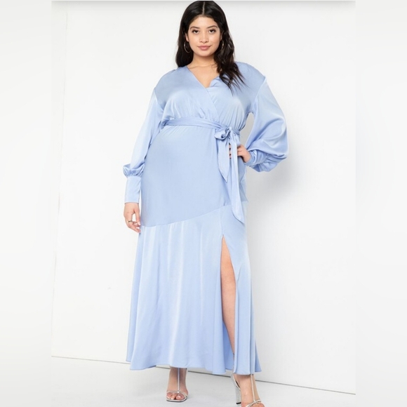 Eloquii Dresses & Skirts - NWT Eloquii Satin Maxi Dress